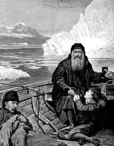 Le navigateur anglais Henry Hudson 1550-1611 lors de son dernier voyage - Unbekannt