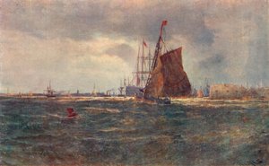 Entrée du port de Portsmouth, fin du 19ème siècle, 1906 - Unbekannt