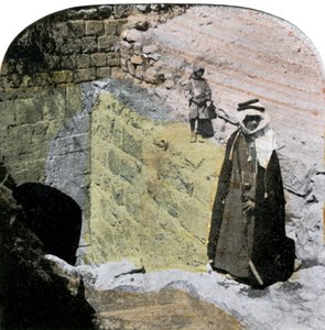 Entrée à la Fontaine des Vierges, Jérusalem, Israël, fin XIXe siècle - Unbekannt
