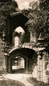 Entrée de la salle de banquet, château de Kenilworth, Warwickshire, début 20ème siècle - Unbekannt