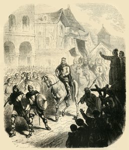 Entrée de Charles Martel à Paris, après avoir vaincu les Sarrasins, 732AD, 1890 - Unbekannt