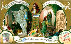 Épisodes de la vie de peintres célèbres : Raphaël, vers 1900 - Unbekannt