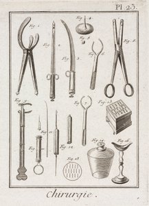 Équipement, instruments chirurgicaux de l