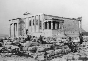 Érechthéion, Athènes, Grèce, vers 1920s-1930s
