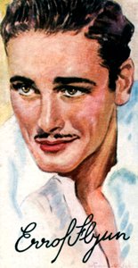 Errol Leslie Thomson Flynn, 1909-1959, acteur de cinéma australien, 20ème siècle - Unbekannt