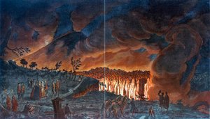 Éruption du Vésuve, 1776 - Unbekannt