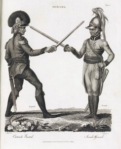 Escrime: garde ouverte en pronation et garde fermée en pronation