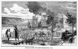 Évacuation du Fort Duquesne, 1758, 1877 - Unbekannt