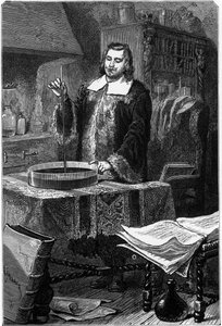 Evangelista Torricelli, physicien italien, inventant le baromètre à mercure, 1643 - Unbekannt