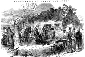 Famille paysanne irlandaise expulsée, 1848 - Unbekannt