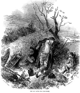Famille paysanne irlandaise expulsée, 1848 - Unbekannt