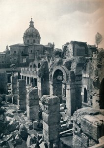 Fouilles du Forum de Jules César à Rome