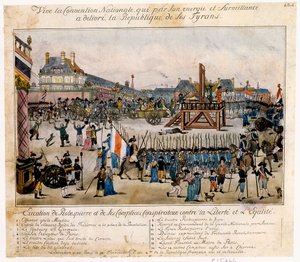 Exécution de Robespierre et de ses complices, 1794 - Unbekannt