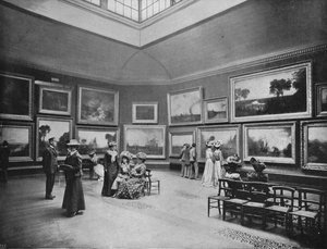 Exposition des peintures de William Turner à la National Gallery, Londres, c1903 - Unbekannt