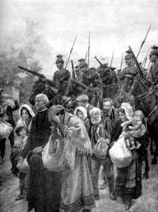 Expulsion des résidents civils de Louvain, Bruxelles, 1914 - Unbekannt