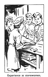 Expérience en tant que vendeuses, 1940 - Unbekannt