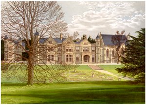 Maison Exton, Rutland, demeure du comte de Gainsborough, vers 1880 - Unbekannt