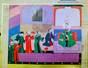 Ézéchiel prophétisant aux anciens d