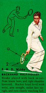 F. H. D. Wilde - Revers à mi-volée, vers 1935 - Unbekannt