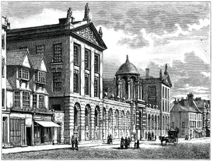 Façade du Queens College, Université d