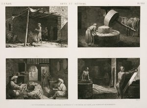 Fabrication, autres industries artisanales diverses, Égypte, vers 1798 - Unbekannt