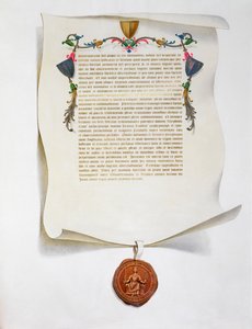 Édition fac-similé de la Magna Carta, charte anglaise, 1215-1816 - Unbekannt