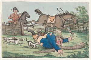 Cavalier tombé, 1780-1820