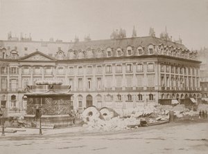 Colonne tombée, Place Vendôme, Paris, 1871 - Unbekannt
