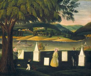 Cimetière familial, vers 1840 - Unbekannt