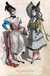 Robes de bal fantaisie, 1830