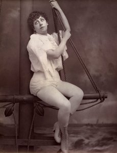 Fannie Leslie, chanteuse et actrice britannique, 1882 - Unbekannt