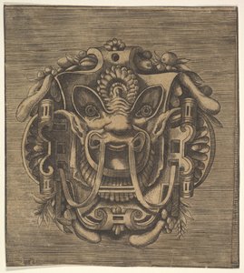 Masque fantastique avec ornementation - Unbekannt