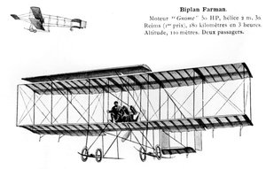 Biplan Farman, 20e siècle - Unbekannt
