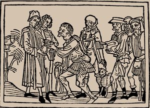 Paysans livrant leurs impôts aux propriétaires, 1479