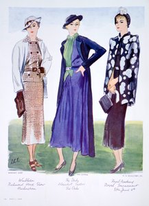 Illustration de mode, 1935