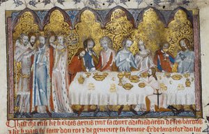 Festin à la cour du roi Arthur, 13e siècle
