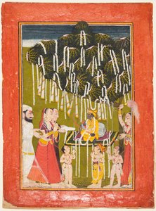 Culte de la fertilité de Krishna, vers 1720-25 - Unbekannt