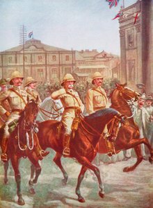 Le maréchal Roberts levant le siège de Kimberley, guerre des Boers, Afrique du Sud, 1900 - Unbekannt
