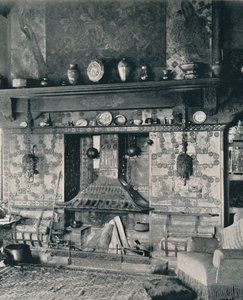 Cheminée dans la bibliothèque de M. Louis C. Tiffany, 1897 - Unbekannt