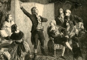 Premier chant de la Marseillaise par Rouget De Lisle, 1792, 1890 - Unbekannt