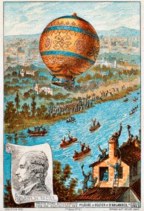 Premier voyage aérien de Pilâtre de Rozier et d
