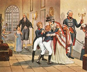 Première rencontre de la reine Louise et de ses enfants après la bataille de Iéna, 18 octobre 1806, 1936 - Unbekannt