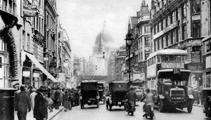 Fleet Street vue depuis l