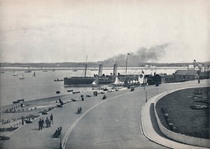 Fleetwood - La Promenade : Départ du vapeur de l