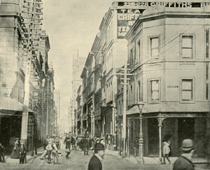 Flinders Lane, Melbourne, 1901