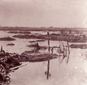 Inondations, Flandre, Belgique, vers 1914-1918 - Unbekannt