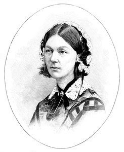 Florence Nightingale 1820-1910, infirmière britannique