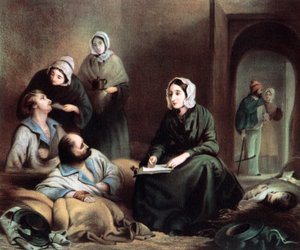 Florence Nightingale, infirmière britannique et réformatrice hospitalière, à l