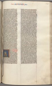 Fol. 341r, Daniel, initiale historiée A, Daniel dans la fosse aux lions, vers 1275-1300 - Unbekannt