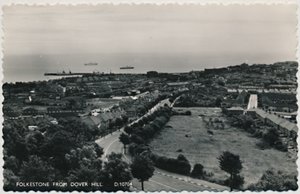 Folkestone depuis Dover Hill, fin 19e-début 20e siècle - Unbekannt